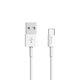 USB / USB-C kábel Smart, 2.1A, 1m, biela, Devia