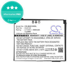 Batéria pre Becker HJS 100, HJS100, Li-Ion, 3.7V, 900mAh, HQ