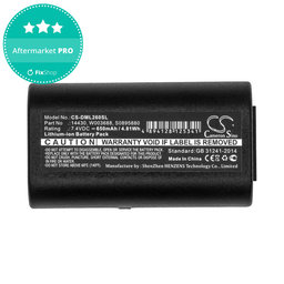 Batéria pre Dymo 260, 280, 650, 650mAh, Li-Ion, 7.4V, 14430, HQ