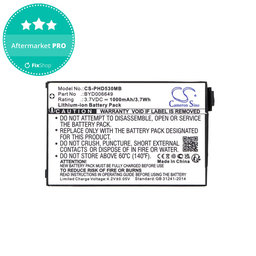 Batéria pre Philips Avent Eco SCD535 DECT, 1000mAh, Li-Ion, 3.7V, BYD001743, HQ