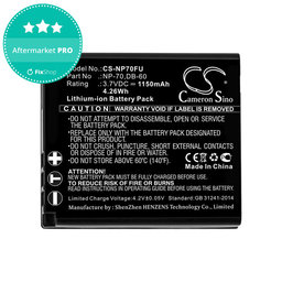 Batéria pre Panasonic Lumix DMC-FX01, 1150mAh, Li-Ion, 3.7V, CGA-S005, HQ