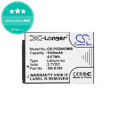 Batéria pre Philips SCD 603, 1100mAh, Li-Ion, 3.7V, SN-S150, HQ