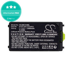 Batéria pre Symbol, Zebra MC3100, MC3190, 2500mAh, Li-Pol, 3.7V, BTRY-MC31KAB02, HQ
