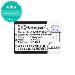 Batéria pre Sony HDR-AZ1, 640mAh, Li-Ion, 3.7V, NP-BY1, HQ