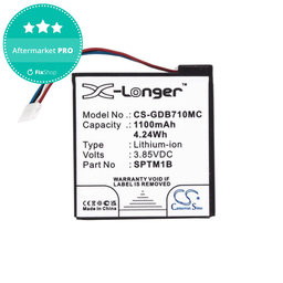 Batéria pre Gopro Hero 7 Silver, White, 1100mAh, Li-Ion, 3.85V, SPTM1B, HQ