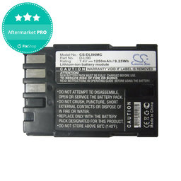 Batéria pre Pentax 645d, K-5, 1250mAh, Li-Ion, 7.4V, D-LI90, HQ