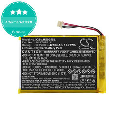 Batéria pre Autel MaxiSys Mini, MaxiIM IM508, MS905, 4250mAh, Li-Pol, 3.7V, MLP5070111, HQ
