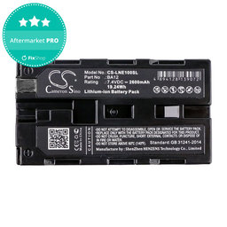 Batéria pre Line 6 James Tyler Variax, Line 6 JTV Guitar, 2600mAh, Li-Ion, 7.4V, BA12, HQ