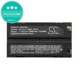 Batéria pre BCI Capnocheck II Capnograph, 2600mAh, Li-Ion, 7.4V, MCR1821J/1-H, HQ