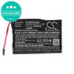 Batéria pre Mitac Mio P350, P550, 1250mAh, Li-Ion, 3.7V, BL-LP1230, HQ