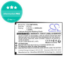 Batéria pre Xiaomi F490 4g, 2000mAh, Li-Pol, 3.8V, DC027, HQ