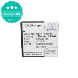 Batéria pre HTC Desire X, Desire V, 1600mAh, Li-Ion, 3.7V, 35H00190-03M, HQ