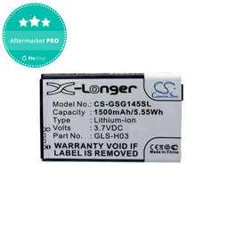 Batéria pre Gigabyte GSmart G1345, 1500mAh, Li-Ion, 3.7V, GLS-H03, HQ