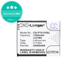 Batéria pre Panasonic Kx-Tu150, Kx-Tu150exr, 1300mAh, Li-Ion, 3.7V, 454854AR, HQ