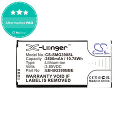 Batéria pre Samsung Galaxy Xcover 4, 4S, 2800mAh, Li-Ion, 3.85V, EB-BG390BBE, HQ