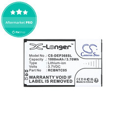 Batéria pre Doro Primo 368, 1000mAh, Li-Ion, 3.7V, RCBNTC05, HQ