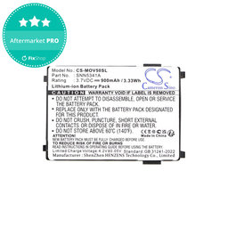 Batéria pre Motorola V3688, V2188, L2000, V998+, 900mAh, Li-Ion, 3.7V, SNN5341A, HQ