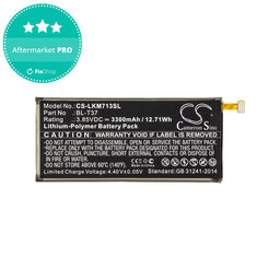 Batéria pre LG L713dl, LG LG-Q710al, LG Lm-L713dl, 3300mAh, Li-Pol, 3.85V, BL-T37, HQ