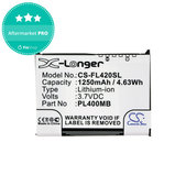 Batéria pre Fujitsu Siemens Loox N560, N520, N500, 420, 410, 1250mAh, Li-Ion, 3.7V, PL400MB, HQ