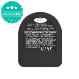 Batéria pre Dewalt DCD940B2, DCD910KX, 1500mAh, Ni-MH, 12V, DC9071, DE9074, HQ