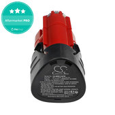 Batéria pre Milwaukee M12 Redlithium XC 4.0, M12 B3 XC, M12 B4 XC, 2000mAh, Li-Ion, 12V, -, HQ