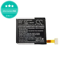 Batéria pre LG W150, LG Watch Urbane, 400mAh, Li-Pol, 3.8V, BL-S3, HQ