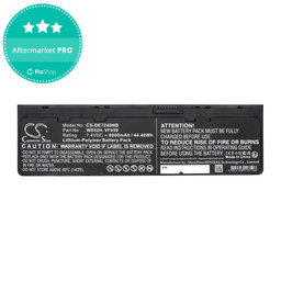 Batéria pre Dell Latitude E7240, 7250, 12, 6000mAh, Li-Pol, 7.4V, VFV59, HQ