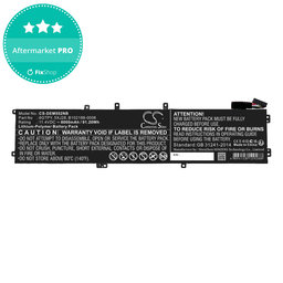 Batéria pre Dell XPS 15, Dell Precision 9560, 9570, 8000mAh, Li-Pol, 11.4V, 6GTPY, HQ