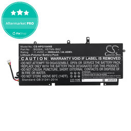 Batéria pre HP Elitebook 1040 G3, 3900mAh, Li-Pol, 11.4V, BG06XL, HQ