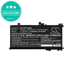 Batéria pre HP Omen 15, Pavilion 15, WASD 15, 5100mAh, Li-Ion, 11.55V, TE03XL, HQ