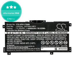 Batéria pre HP Pavilion X360 15-CR0001NM, 4400mAh, Li-Ion, 11.55V, LK03XL, HQ