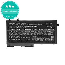 Batéria pre Dell Latitude 5400, Inspiron 7591 2-in-1, 3500mAh, Li-Ion, 11.4V, XV8CJ, HQ