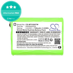 Batéria pre Motorola Talkabout T280, T200, T82, T82 Extreme, 700mAh, Ni-MH, 3.6V, HKNN4002A, HQ