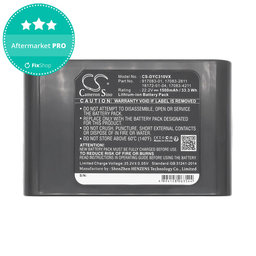 Batéria pre Dyson DC31, DC34, DC35, DC44, 1500mAh, Li-Ion, 22.2V, 17083-2811, HQ