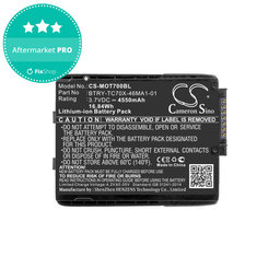 Batéria pre Motorola TC70, Motorola TC75, 4550mAh, Li-Ion, 3.7V, 82-171249-01, HQ