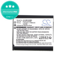 Batéria pre Samsung Gear 360, 1300mAh, Li-Ion, 3.85V, EB-BC200ABE, HQ