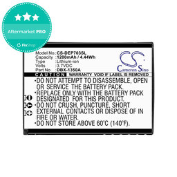 Batéria pre Doro 7030, 7031, DFC-0270, 7080, 1200mAh, Li-Ion, 3.7V, DBX-1350A, HQ