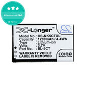 Batéria pre Nokia 5220, 5630, 6303, 6700, C5, 1200mAh, Li-Ion, 3.7V, BL-5CT, HQ