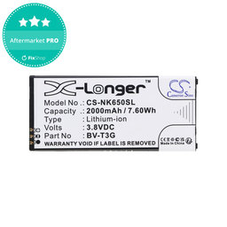 Batéria pre Nokia Lumia 650, 2000mAh, Li-Ion, 3.8V, BV-T3G, HQ