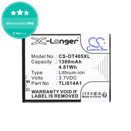 Batéria pre Alcatel OneTouch Evolve, 1300mAh, Li-Ion, 3.7V, TLi014A1, HQ