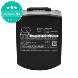 Batéria pre Hilti SFC14-A, SFH140A, 4000mAh, Li-Ion, 14.4V, B14/3.3, HQ