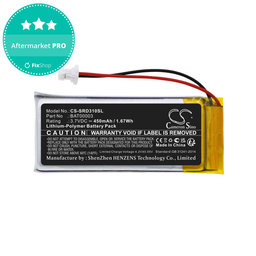 Batéria pre Cardo Q1, Q3, 450mAh, Li-Pol, 3.7V, BAT00003, HQ
