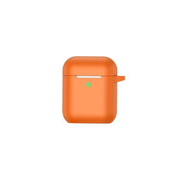 Silikónové Puzdro pre AirPods 1 a 2, oranžové