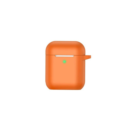 Silikónové Puzdro pre AirPods 1 a 2, oranžové