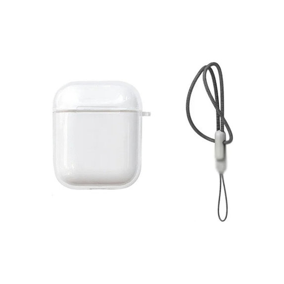 Silikónové Puzdro pre AirPods 1 a 2, transparentné