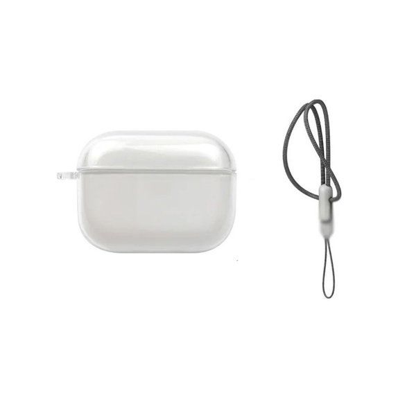 Silikónové Puzdro pre AirPods Pro, transparentné