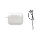 Silikónové Puzdro pre AirPods Pro, transparentné