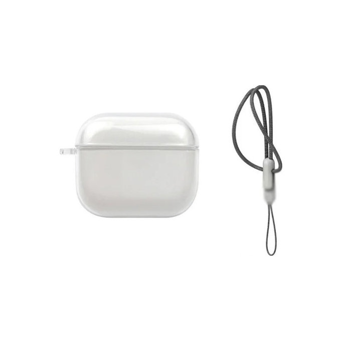Silikónové Puzdro pre AirPods 3, transparentné