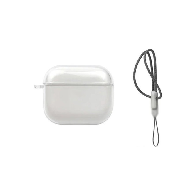 Silikónové Puzdro pre AirPods 4, transparentné
