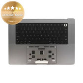 Horný rám klávesnice pre MacBook Pro 16" A2780 (Early 2023), s klávesnicou US a batériou, Space Gray, 661-32189, Genuine Apple